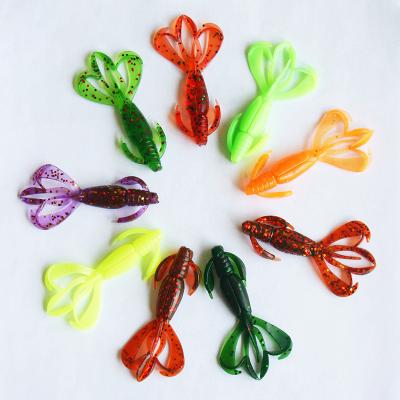 China Wholesale Soft Plastic Bait Tuna Jump Frog Fishing Lure Plastic or Custom PVC Fishing Tackle Squid Bait for sale