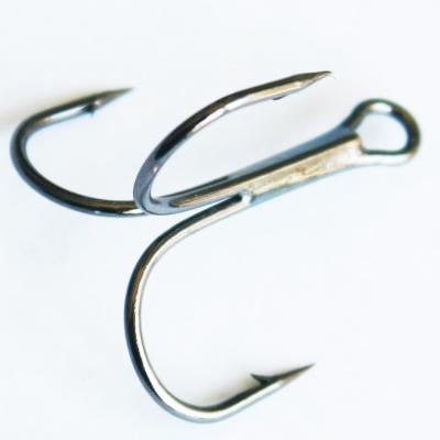 China Wholesale Good Quality High Carbon Steel Metal Carp Worm Hooks Treble Hooks Treble Lure Treble Hooks for sale