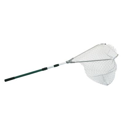 China Monofilament Aluminum Alloy Handle Frame Landing Net Hook Nylon Fishing Net for sale