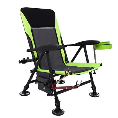 China Modern The Latest Multifunctional Fishing Chair Comfortable And Convenient Folding Fishing Chair 360 Rotating Base Fishing Chair for sale