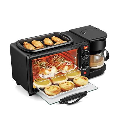 China Outdoor 3-in-1 Multifunctional Breakfast Machine with Coffee Maker Oven and Stove for sale