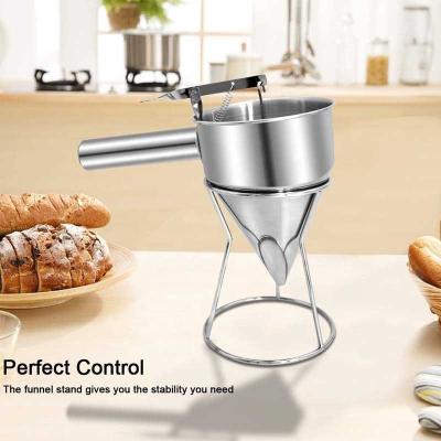 China Viable Funnel Octopus Fish Balls Tools Pancake Batter Dispenser Bakeware Maker for sale