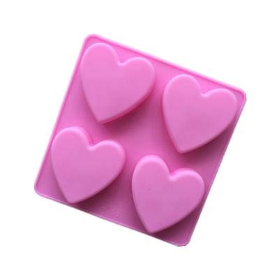 China Sustainable Heart Shape Silicone Cake Mold DIY Chocolate Mold for sale