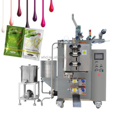 China High Speed ​​Food 200ML VFFS Cream Paste Sauce Ointment Shampoo Liquid Sachet Packing Machine for sale