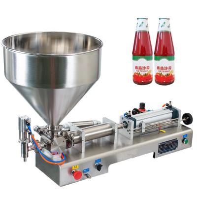 China Semi Automatic Food Piston Liquid Cream Filling Machine for Honey Oil Shampoo Paste Sauce for sale