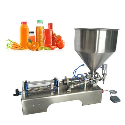 China 5-5000ml Semi Automatic Food Cream Sauce Honey Juice Liquid Tomato Paste Filling Machine for sale