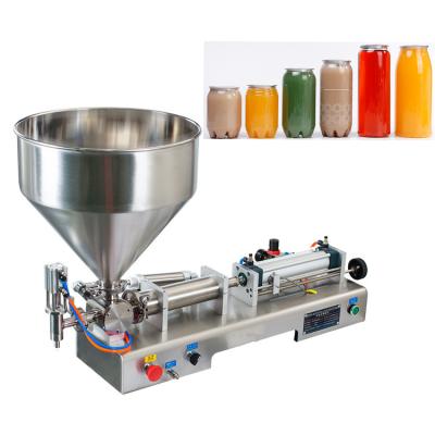 China Digital Food Control 100-1000ml Water Juice Milk Filler Liquid Bottle Semi Automatic Filling Machine for sale