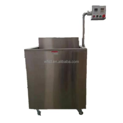 China Automatic Food Factory Hot Water Meat Chicken Food Shrink DIP Tank Wrapping Machine for sale