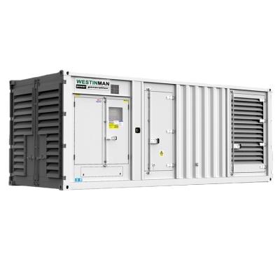 China 600kw Silent Generators 750 KVA Diesel Silent Type 750kva Power Station Container Generator With Chinese Brand WP-660 for sale