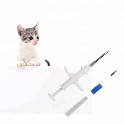 China MINI RFID TAG Microchip Syringe With Needle ISO11784/5 FDX-B Standard Dog Animal Tracking Microchip for sale