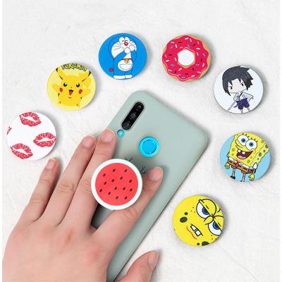 China Customized Waterproof/Waterproof NFC Stand Holder Plug PVC 213 Phone Grip Mobile Holder With Epoxy Sticker for sale