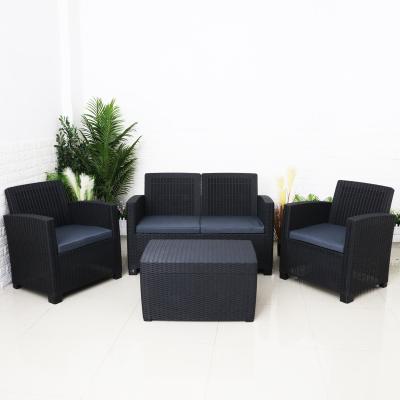 China European Best Seller One Box Packing OUTDOOR SOFA Set Rattan Patio Furniture Set for sale