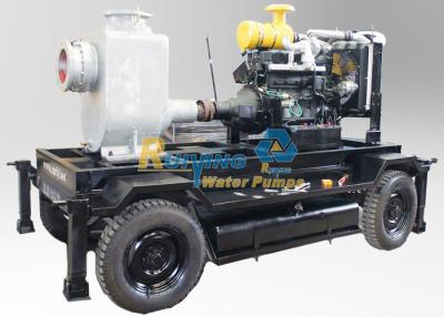 China Drought control project solved Self Priming Diesel Pump 280m3/h flow CUMMINS engine for sale