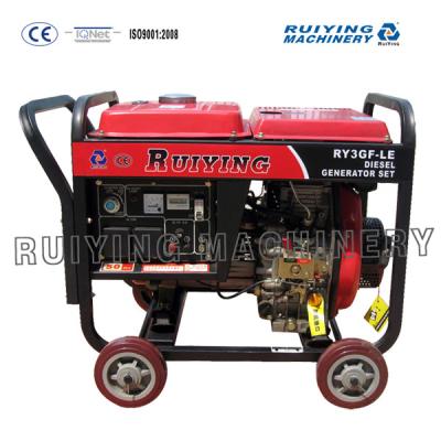 China Red black 1.6kw / 2kva Air Cooled Generator powered , mobile diesel generators for sale