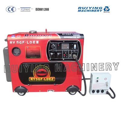 China Small petrolic electric generating set , Single - phase Diesel air power generator for sale