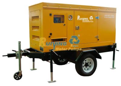 China 280kw / 350 kva mobile and slient type trailer diesel generator CUMMINS for sale