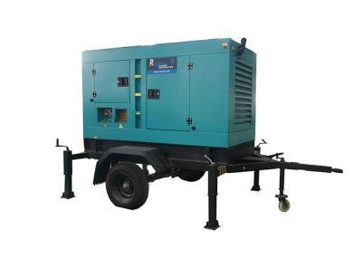 China Industriële Diesel Draagbare Generators, Aanhangwagentype Diesel van Perkins Stille Generator Te koop