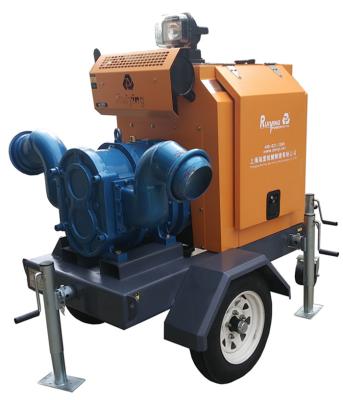 China Agiculture trailer Diesel Irrigation Water Pump with weatherproof casing for sale