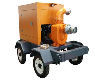 China High pressure self priming diesel water pump , diesel irrigation water pump for sale