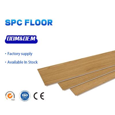 China Modern Quick Wear Click Compounds Coating UV Stone Coating Solid Wood spc Lock Plastic Flooring With Embossed Marble for sale