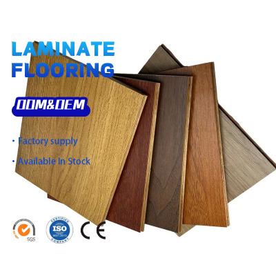 China 7mm 8mm 12mm Thickness Waterproof Anti-Slip Wear Resistant Luxury Plank Vinyl Waterproof Tiles Laminate Flooring For Bedroom for sale