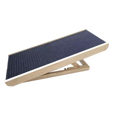 China Sustainable Folding Portable Wooden Pet Ramp for sale