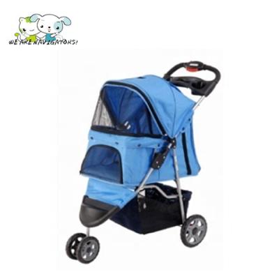 China 4 Wheel Sustainable Foldable Pet Jogging Stroller for sale