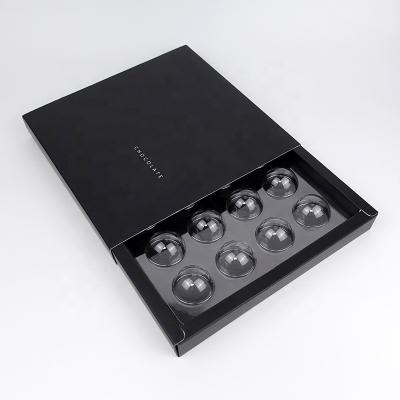 China Recyclable Custom Design 16 Truffles Chocolate Paper Packaging Gift Boxes With Plastic Blister Inserts for sale