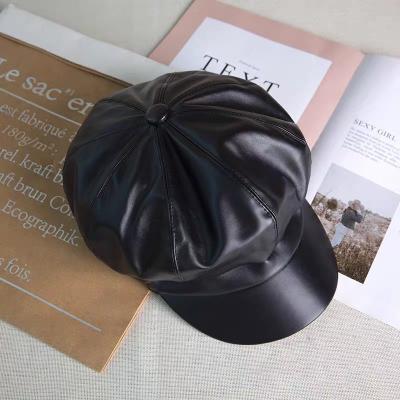 China French Newsboy Hat Docker Hat Dutch Door COMMON Leather Face Mask Hats for sale