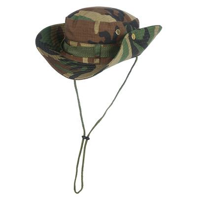 China Picture Camouflage Hats Boonie Outdoor Sports Adjustable Tactical Boonie Hat Camouflage Pattern With Strap for sale