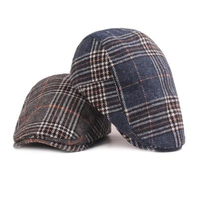 China 2021 COMMON Mens Vintage Classic Hats Hats Irish Tweed Patchwork for sale