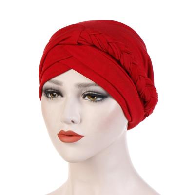 China Cotton Color High Quality Pure Inner Silk Hat Girls Muslim Hijab Hat for sale