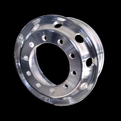 China Full Face Aluminum Alloy Wheel Machined Alloy Wheels Commercial Truck Wheels 8.25x22.5 for sale