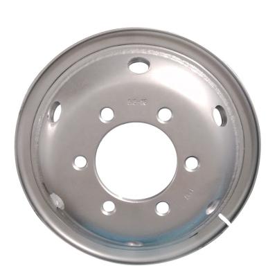 China Small Tube Steel Wheel 5.50F-16 For Light Truck Tires 7.0-16 for sale