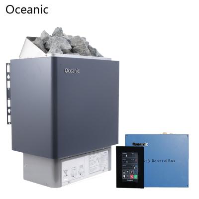 China 3~9kw ocean electric heater for traditional saunas, computer control panel sauna export to Germany for sale