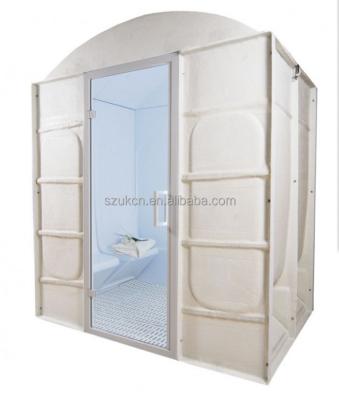 China Newest Modern Easy To Install Acrylic 10 Person Steam Booth for sale