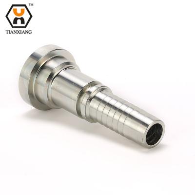 China Carbon Steel Flange Connector Hydraulic Hose Fitting Coupling Straight 6000PIS Hose Fitting 87612 For Excavator for sale