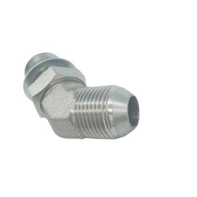 China Hdyraulic carbon steel jic hose pipe hydraulic thread adapters and fittings with O-ring parts for sale 1JO4 for sale