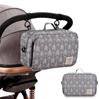 China Hanging Baby Stroller Diaper Bag Waterpoof Mummy Bag Baby Stroller Diaper Bag For Outdoor for sale