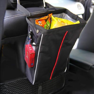 China Polyester Universal Leak Proof Car Moving Trash Can for sale