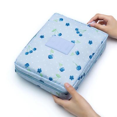 China Hot Selling Oxford Toiletry Bags Canvas Makeup Bag Cosmetic Travel For Organizer for sale