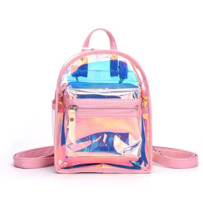 China School Clear Transparent Bookbag Waterproof Backpack See Through Backpack for sale