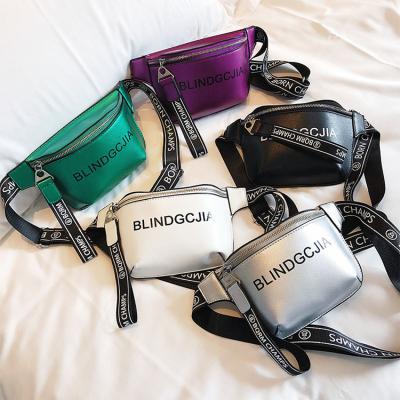 China PU Fashion Letter Ladies Waist Bag Adult Waterproof Pussy Pack for sale