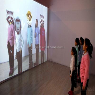 China promotion of 5 effects! ! interesting interactive wall projection games for kids projector animal show software for sale