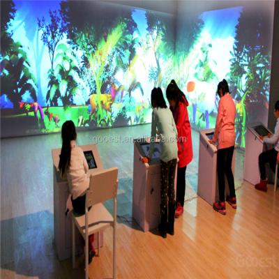 China 2 effects software interactive wall projection game for kids for sale