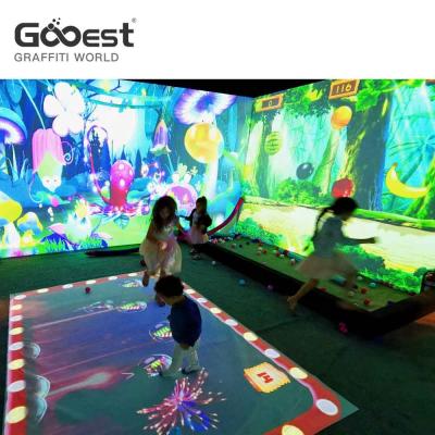 China Customized Acceptable New Type Software And Hardware Interactive Floor Dynamic Ground Games For Kids for sale