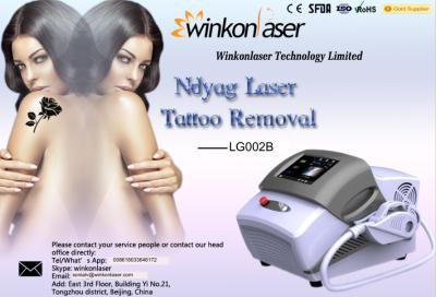 China 1064nm 532nm 1320nm 3 probes Q-switched ND YAG Laser  Tattoo Removal Machine for sale