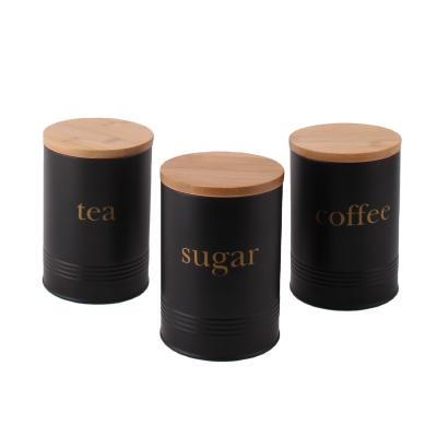 China Sustainable Kitchen Storage Canister Food Storage Containers Set Storage Jars Set Kitchen for sale