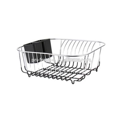 China Sustainable Kitchen Unique Dish Rack Over Sink Dish Drying Rack Dish Bowl Cups Serving Storage Spoon Rack for sale