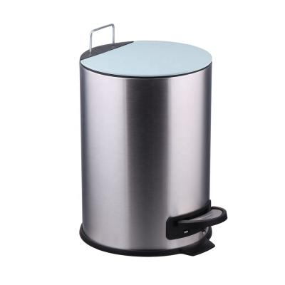 China Viable Factory Manufacture 7 Liter Plastic Lid Foot Pedal Waster Waste Bin Waste Bin Stage Bin for sale